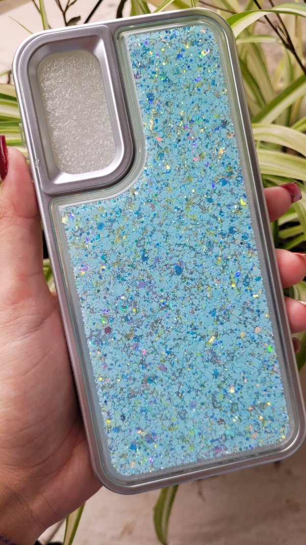Producto - A14 funda brillo celeste