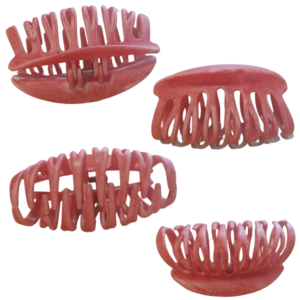 Producto - Broche Para Pelo Tubular Opaco Grande Para Mujer X unidad - 2