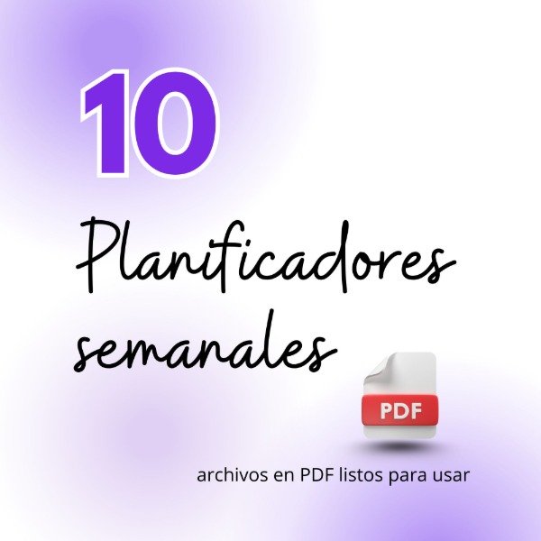 Producto - PLANIFICADORES SEMANALES