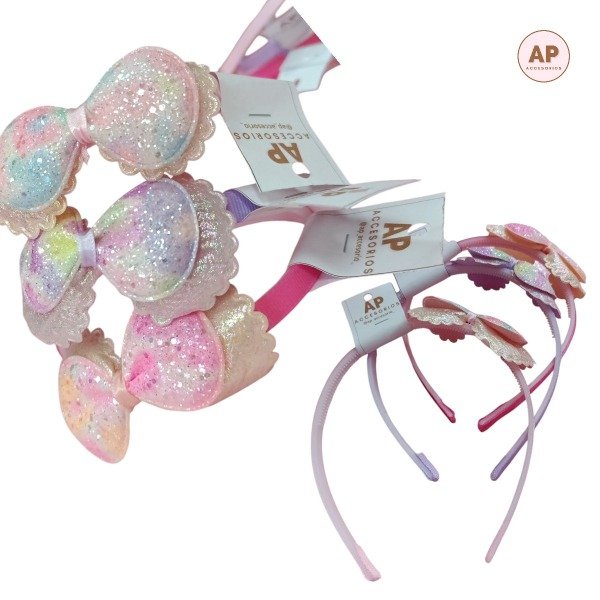 Producto - VINCHA CON MOÑO BRILLOSO - AC2623