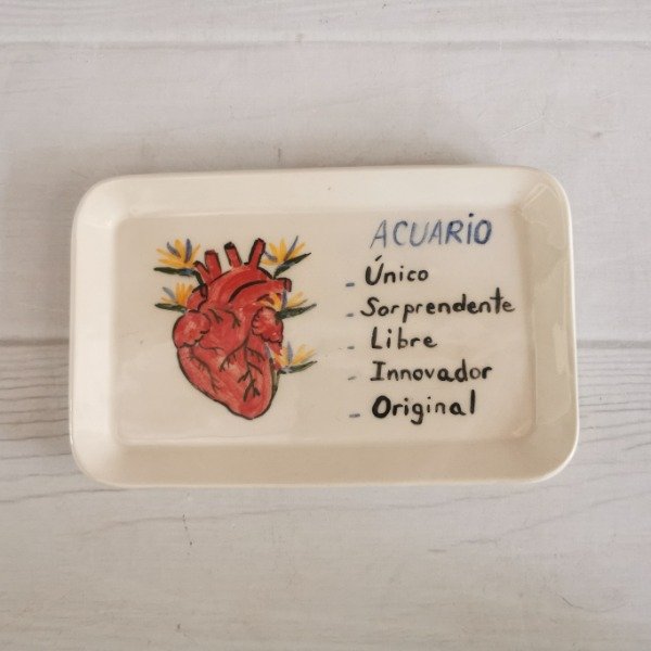 Producto - Platito Corazón de Acuario