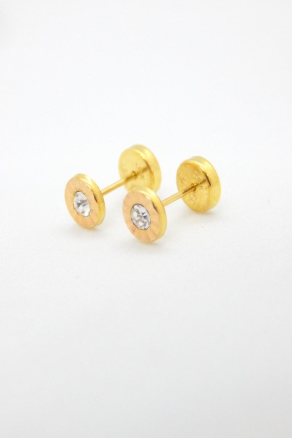 Producto - Aritos Abridores facetados Oro 18k