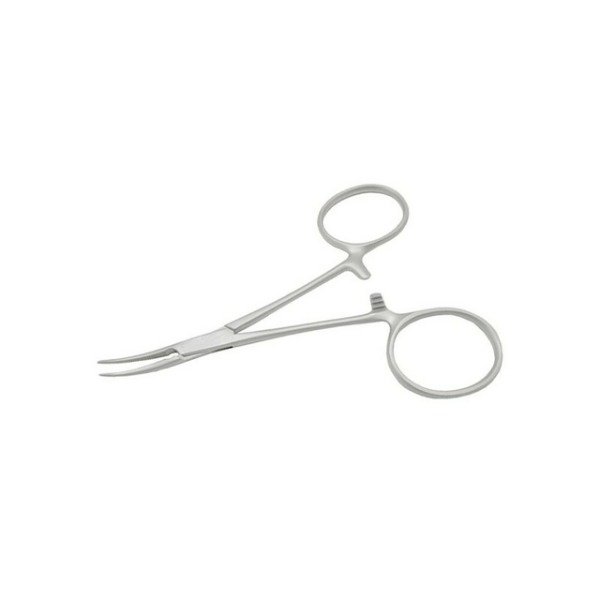 Producto - Pinza Mosquito Curva 12cm Acero Inoxidable