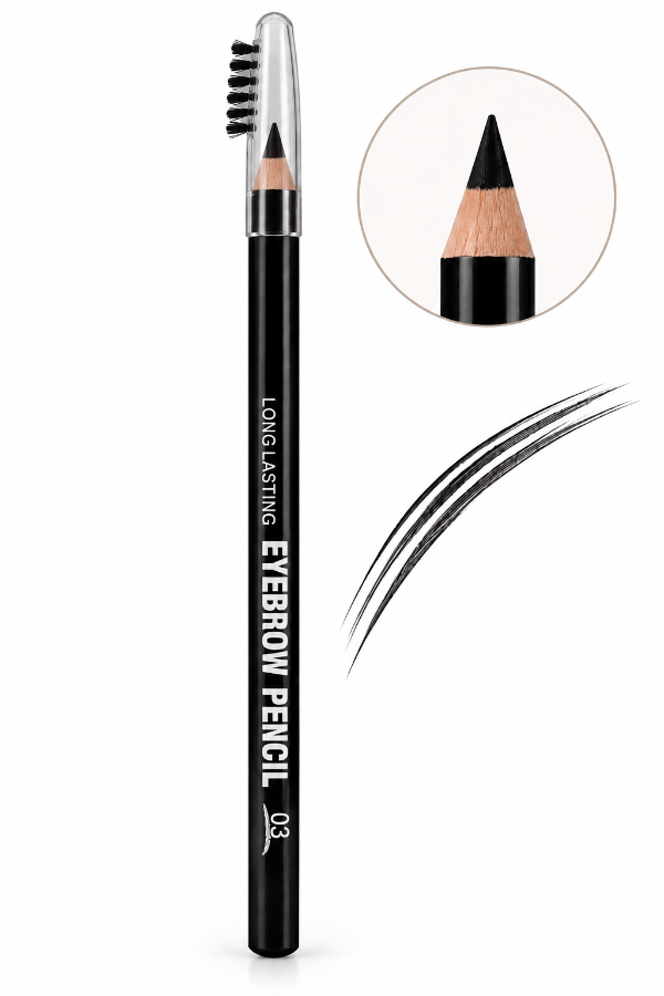 Producto - Lápiz de cejas larga duración negro