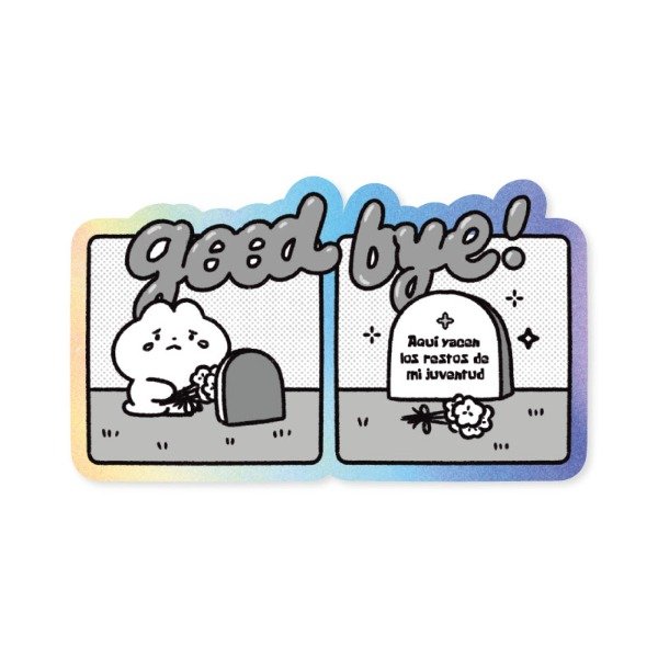 Producto - Sticker "Adiós juventud"