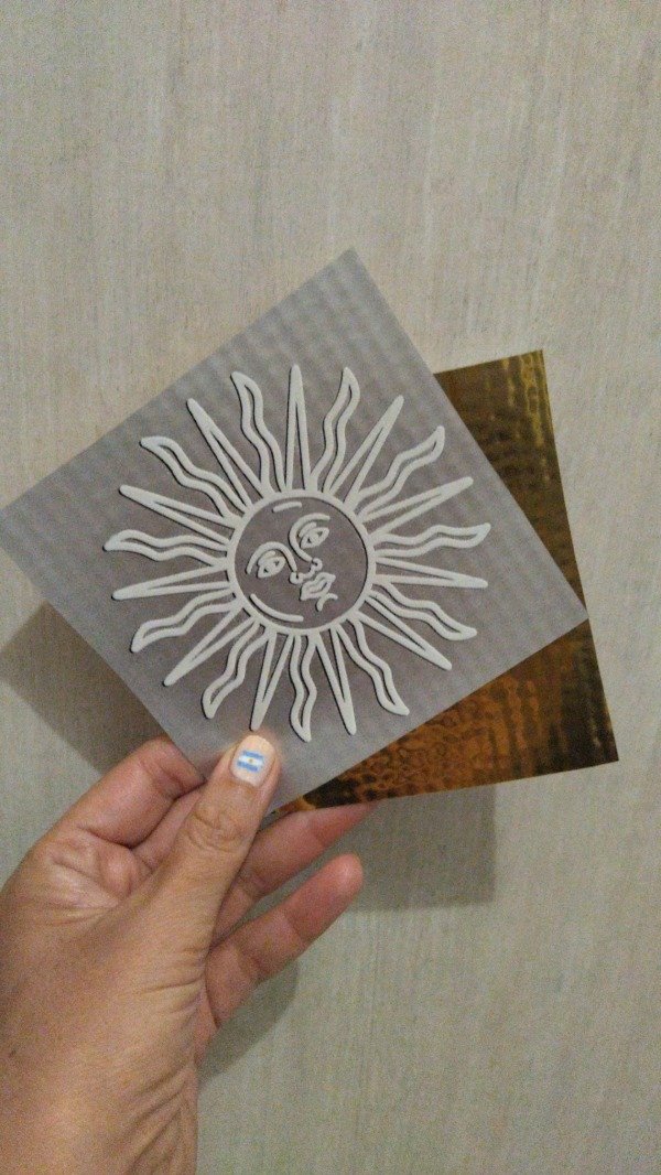 Producto - Termotransferible ORO Argentina #17 (10cm)