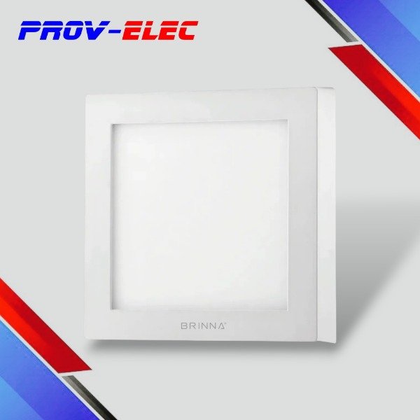 Producto - PLAFON PANEL LED CUADRADO APLICAR 12W CALIDO BRINNA - 0