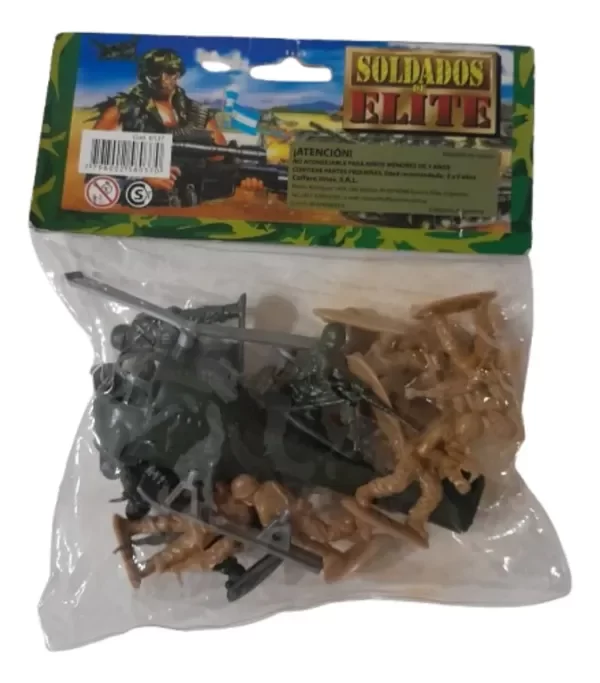Producto - Fallado!! Soldaditos De Elite Blister X 12 + Helicoptero