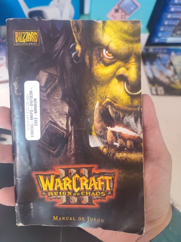 Producto - Warcraft III: Reign Of Chaos + manual (2002) usado - 3