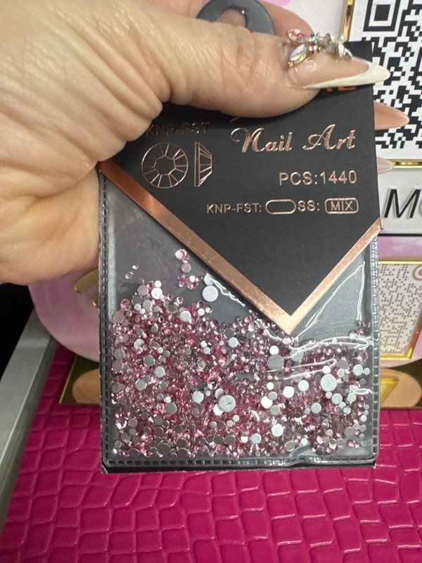 Producto - Strass rosas varios tamaños