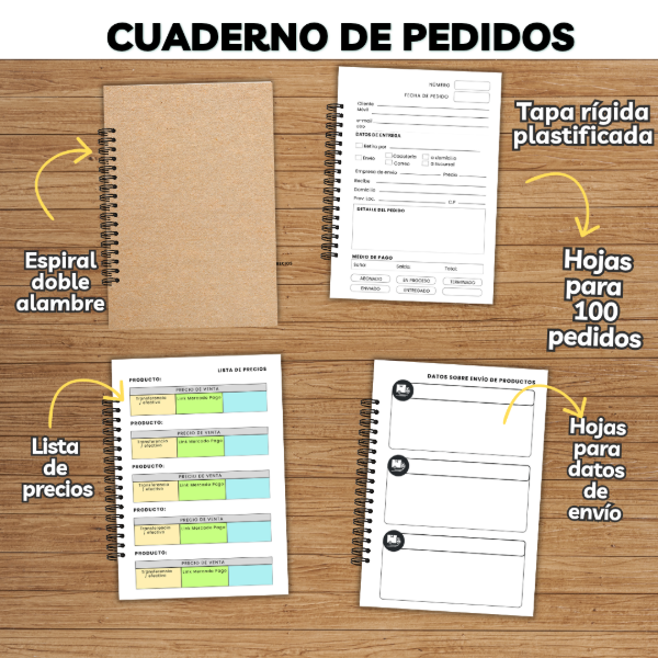 Producto - Kit Emprendedor Completo: Papelería Para Negocios Kraft - 2