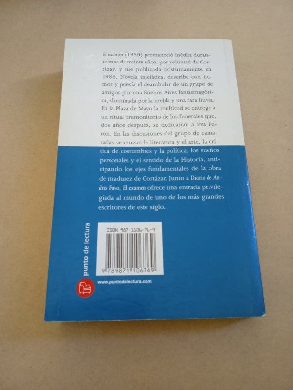 Producto - El examen - Julio Cortázar - Punto de lectura 2004 - 1