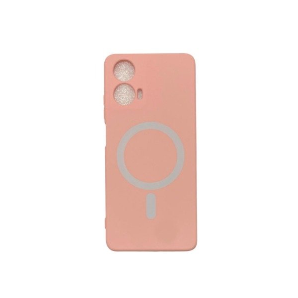 Producto - Funda Magnetica Magsafe Silicona Para Motorola G24 Color Rosa
