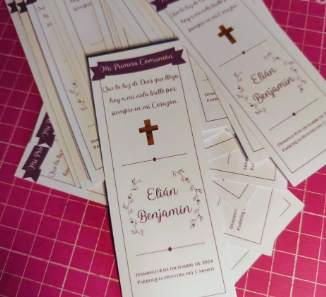Producto - Tarjetas Personalizadas para Comunión/Bautismo - 4