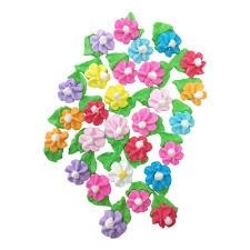 Producto - Flor durazno con hojas surtidas x10