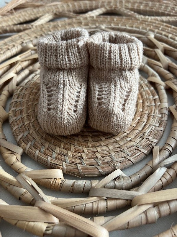 Producto - Escarpines BC tejidos Beige