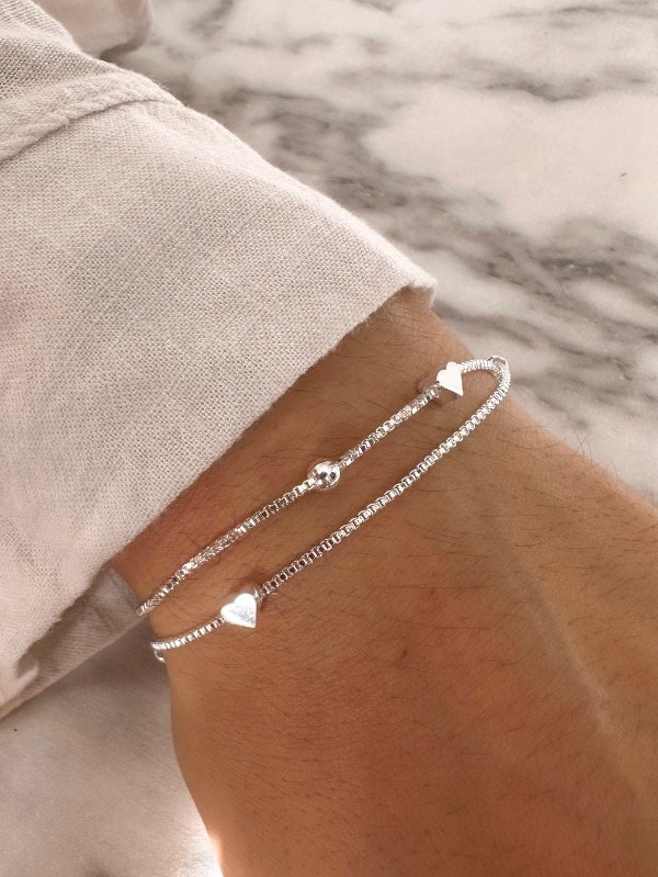 Producto - Pulsera Venecia Acero Blanco