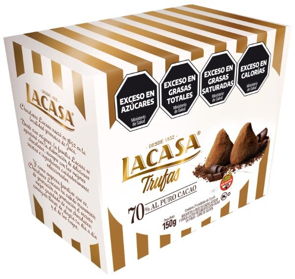 Producto - TRUFAS 70porc al cacao puro SIN TACC x 21 unidades LACASA