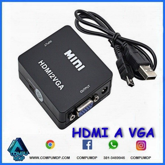 Producto - ADAPTADOR HDMI A VGA..