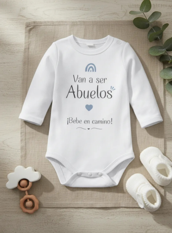 Producto - BODY ANUNCIO EMBARAZO "VAN A SER ABUELOS"
