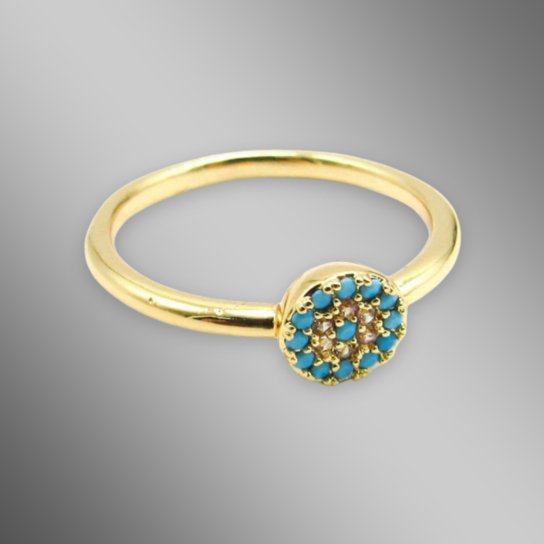 Producto - Anillo Con Piedras - Acero Dorado-SHAR1949-131436-ZGT