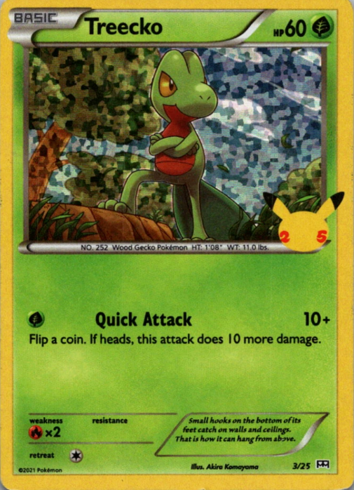 Producto - Treecko (3/25) HOLO [McDonald's 25th Anniversary]