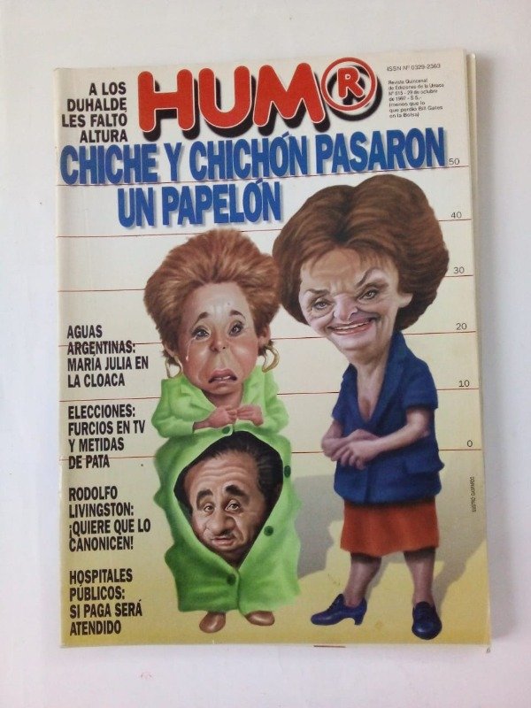 Producto - Humor #515 Chiche y Chichón pasaron un papelón - Octubre 1997 - Gaspardo