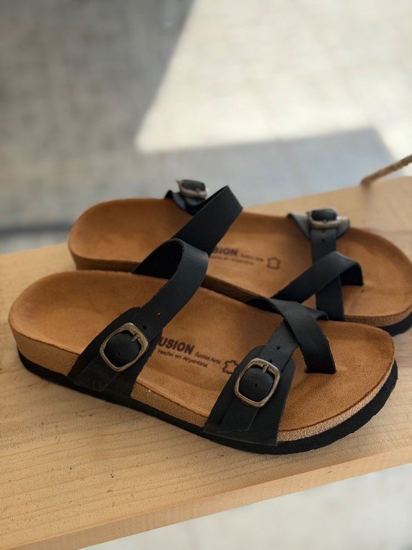 Producto - SANDALIA BIRK- negro.