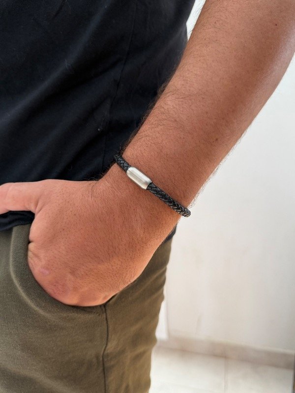 Producto - Pulsera caucho soga imán