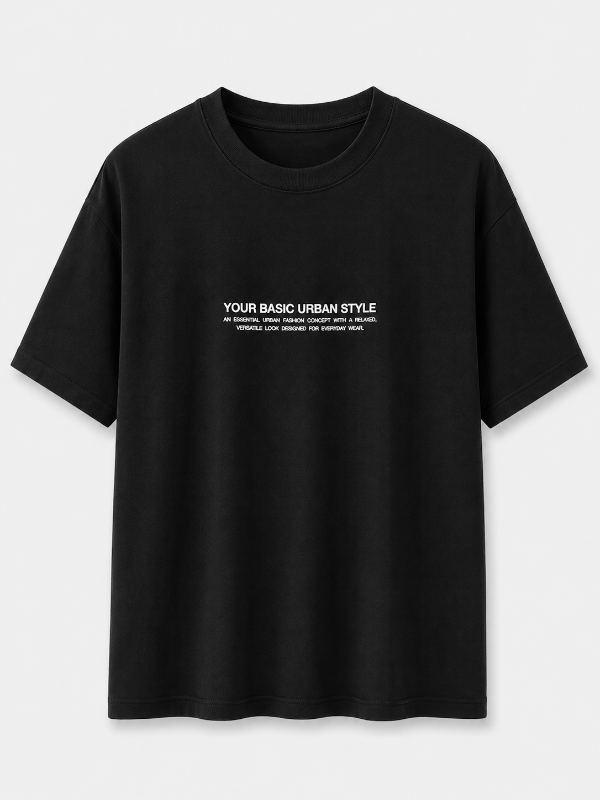 Producto - Remera Clasica Urban Negra