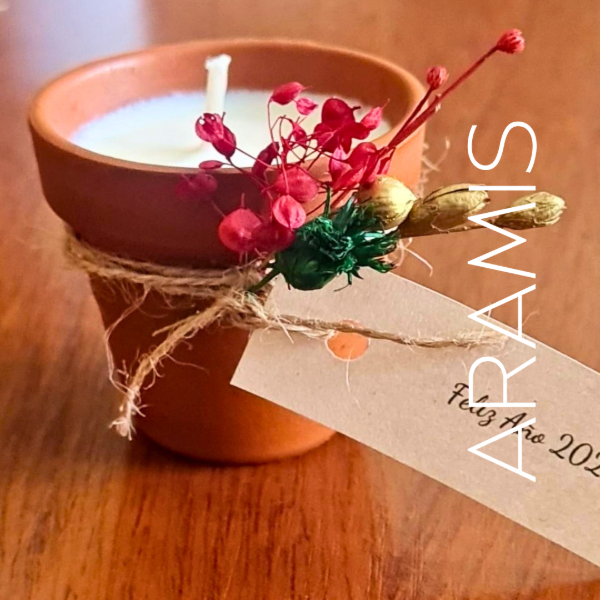 Producto - Souvenir Vela en Maceta Año Nuevo 2026