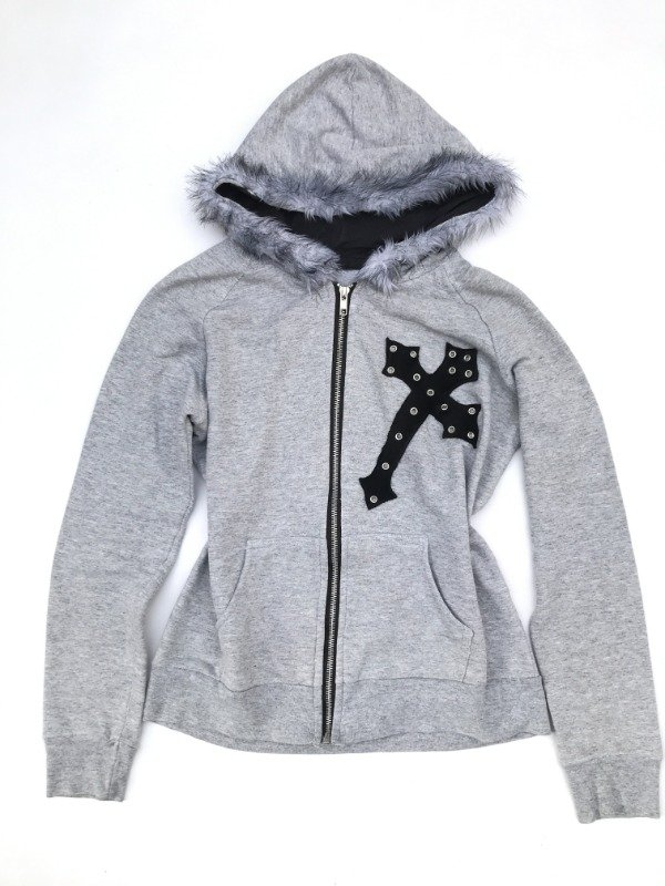 Producto - Fur zip eyelet cross - 0