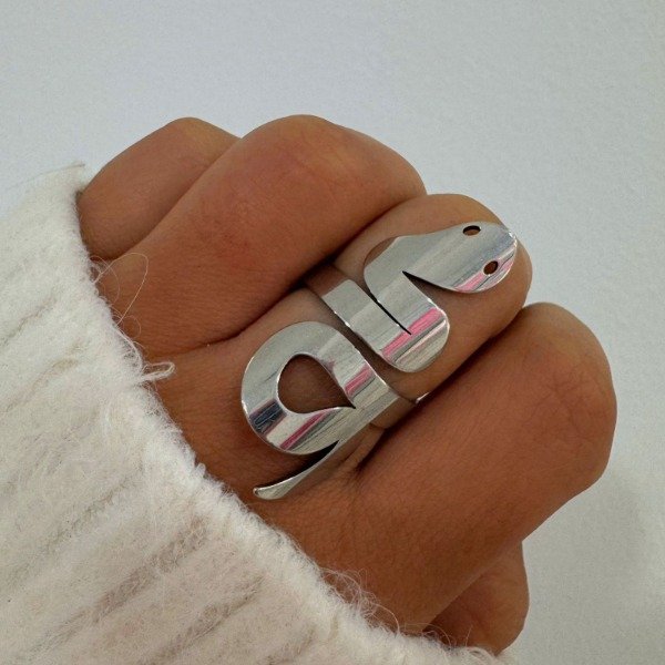 Producto - ANILLOS ACERO COBRA LISA