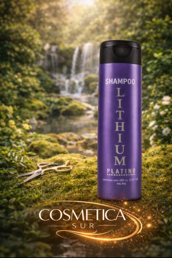 Producto - shampo lithium platino  x 250 ml
