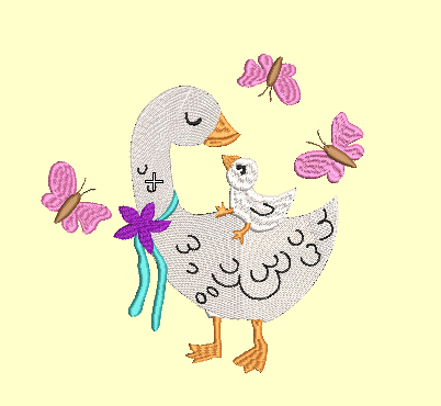 Producto - Matriz Pata y patito ideal para diseños infantiles