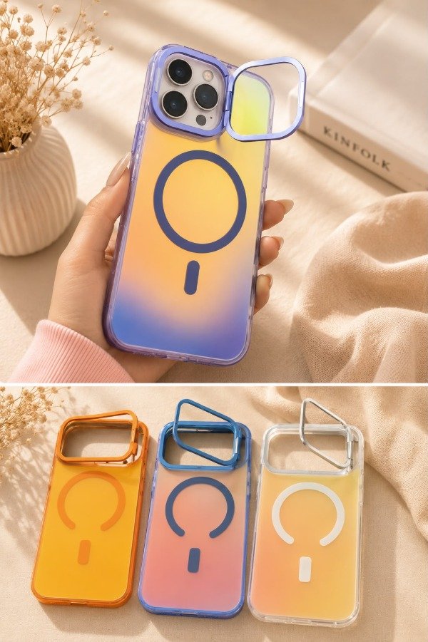 Producto - Case aura holo con soporte - 0