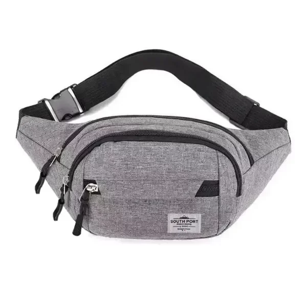 Producto - Riñonera tela gruesa 2 cierres