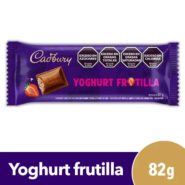 Producto - CHOCOLATE CADBURY YOGUR FRUTILLA X82G