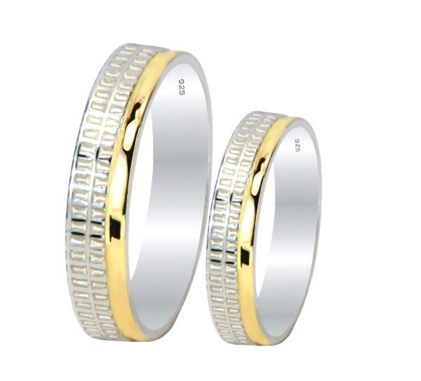 Producto - Par Alianzas Oro y Plata (Cod. A-773) - 1