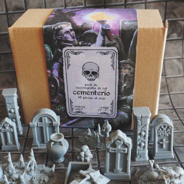 Producto - Pack sorpresa: Escenografía de cementerio