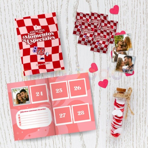 Producto - Álbum enamorados 2025 +sobre contenedor