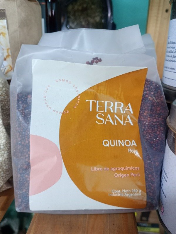 Producto - Quinoa roja orgánica. Terra Sana. 250gr