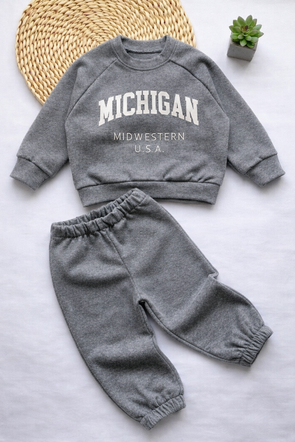 Producto - CONJUNTO MICHIGAN GRIS (BUZO + PANTALÓN BAGGY)