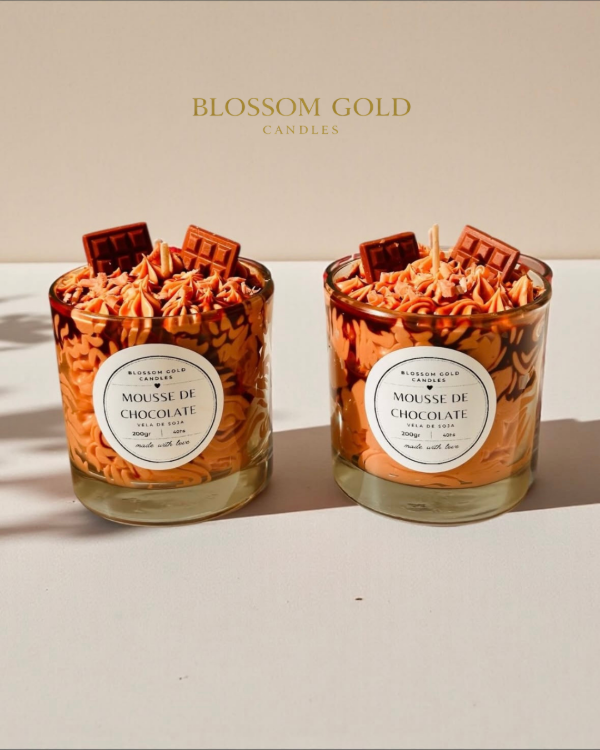 Producto - Vela Gourmet - Mousse de Chocolate