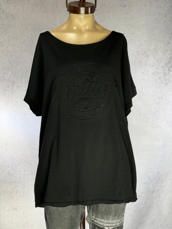 Producto - REMERA ITALIANA VENETO NEGRA
