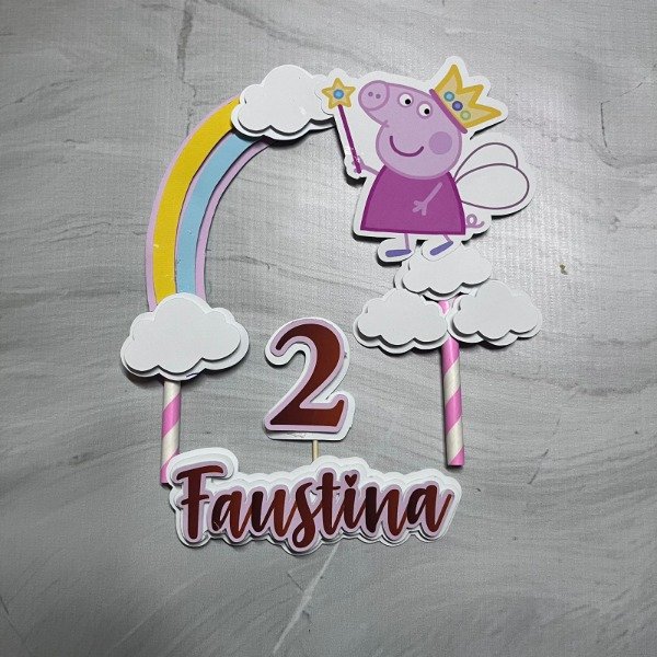 Producto - 3D Caketopper  Peppa Pig