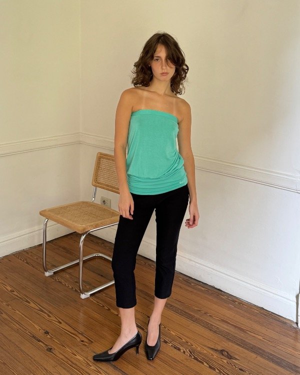 Producto - Top strapless aquamarine (S/M)