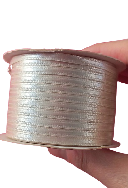 Producto - REMANENTE CINTA DE RASO NÚMERO 0 COLOR NATURAL X 72 METROS