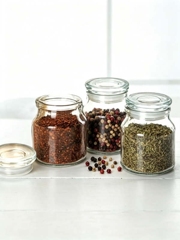 Producto - Set x3 frascos de vidrio con tapa