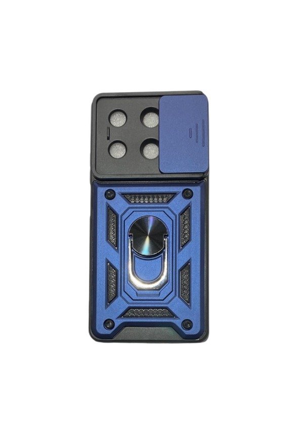 Producto - Funda Cubre Tapa Camara Combo Con Anillo Para Xiaomi Note 13 Pro 5g Color Azul